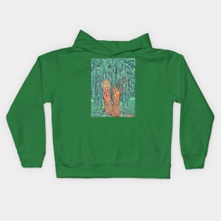 Grandmother & Granddaughter Willow Kids Hoodie